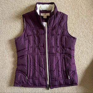 NWOT || Woolrich Dark Purple Puffer Vest